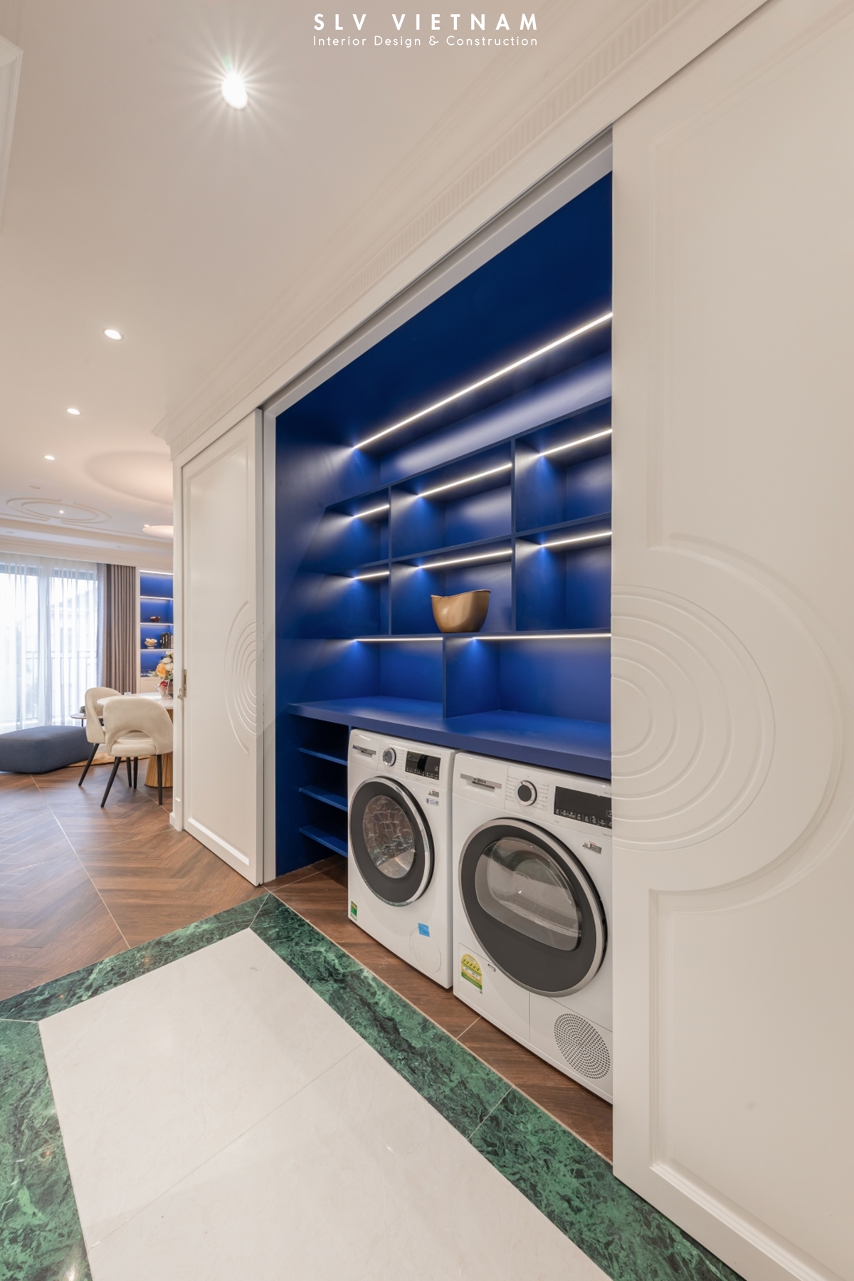 Không gian khách bếp phụ dự án The Rhythm - SLV Vietnam 11