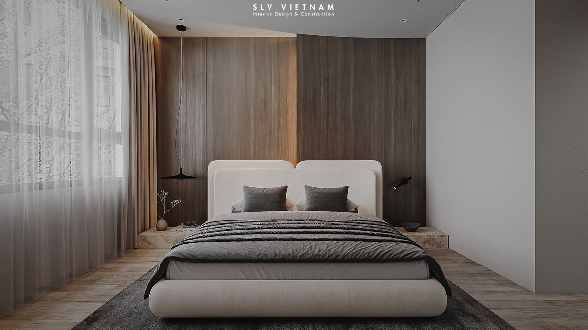 Phòng ngủ 1 dự án The View Minimalism - SLV Vietnam (1)