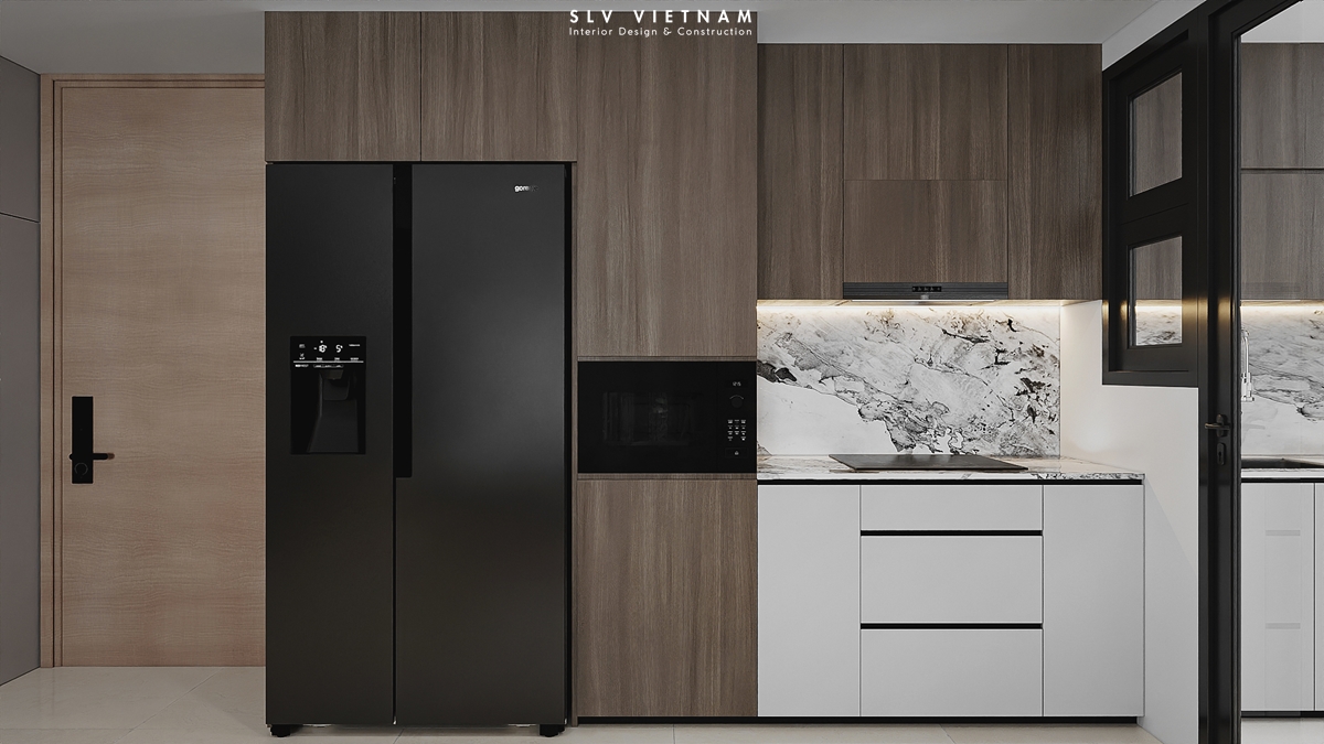 Không gian khách bếp dự án The View Modern - SLV Vietnam (8)