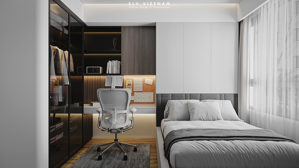 Phòng ngủ 1 dự án The View Modern - SLV Vietnam (1)