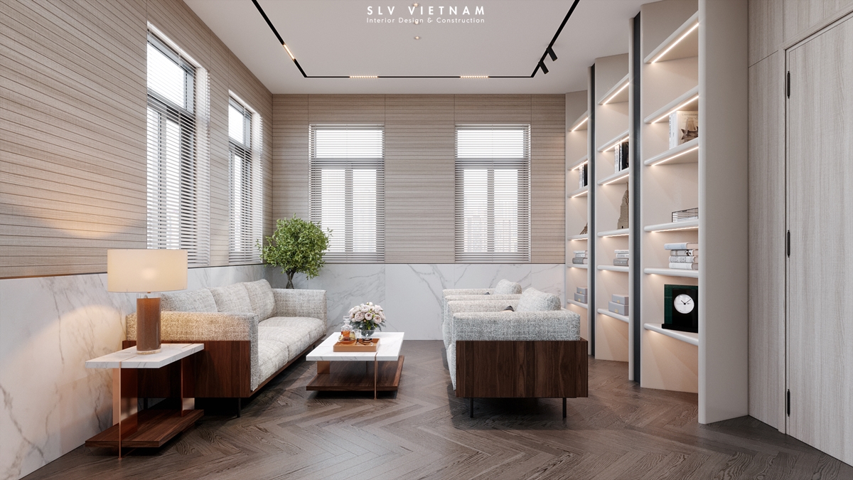 Phòng chủ tịch tầng 2 dự án Thuan Thien Office - SLV Vietnam (1)