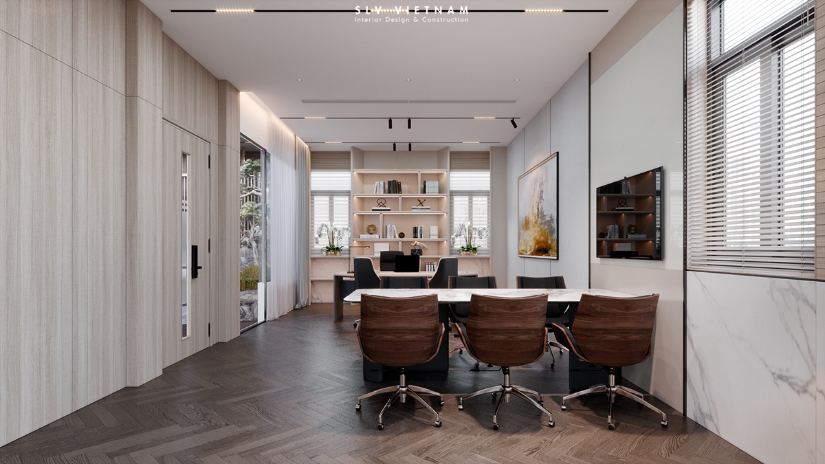 Phòng chủ tịch tầng 2 dự án Thuan Thien Office - SLV Vietnam (2)