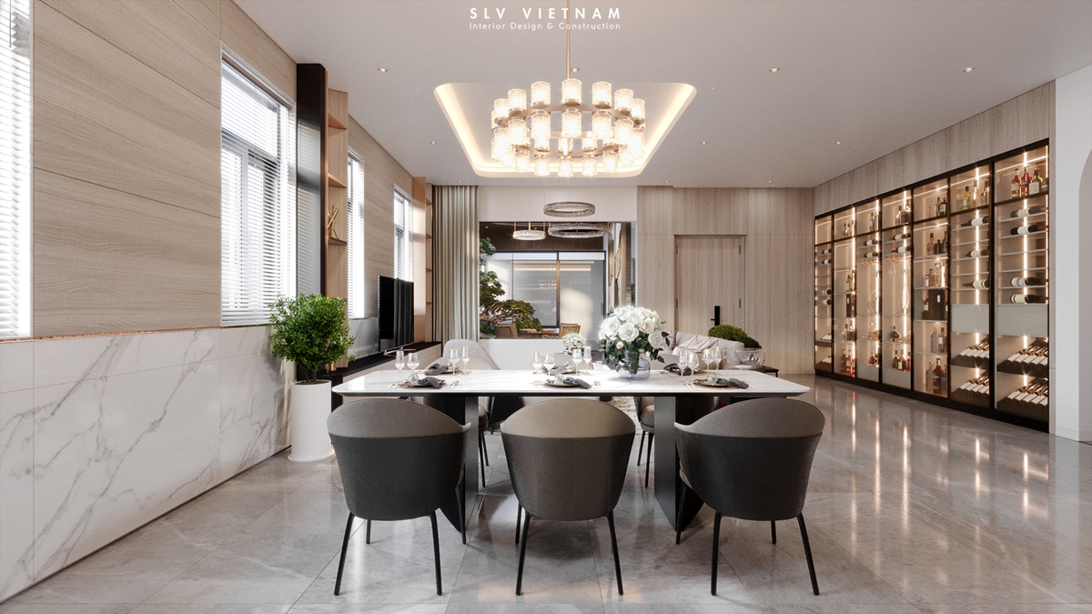 Khách bếp tầng 2 dự án Thuan Thien Office - SLV Vietnam (2)