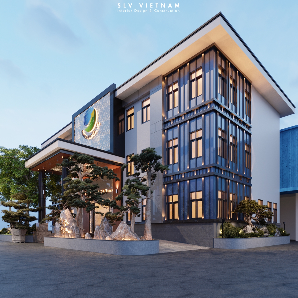 Kiến trúc dự án Thuan Thien Office - SLV Vietnam (2)