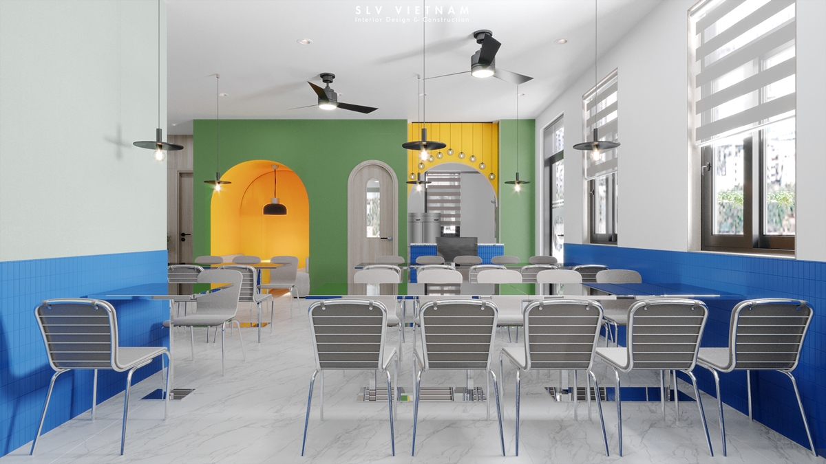 Phòng ăn nhân viên dự án Thuan Thien Office - SLV Vietnam (2)
