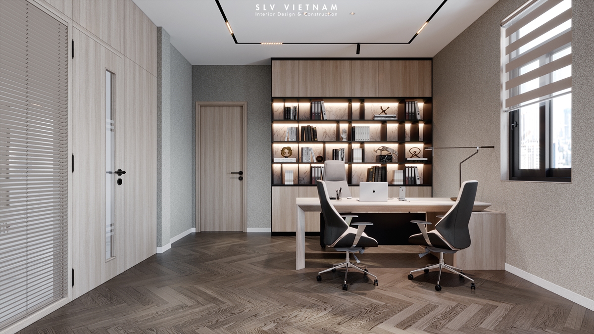 Phòng giám đốc tầng 1 dự án Thuan Thien Office - SLV Vietnam (1)