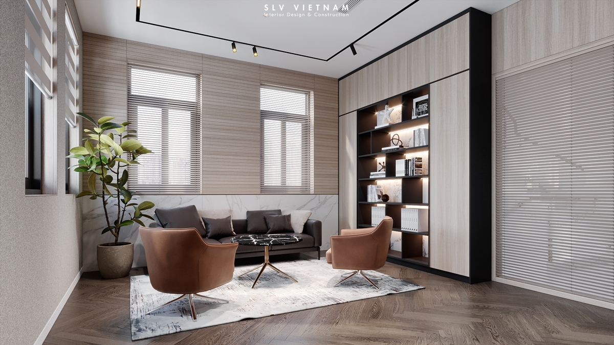 Phòng giám đốc tầng 1 dự án Thuan Thien Office - SLV Vietnam (2)