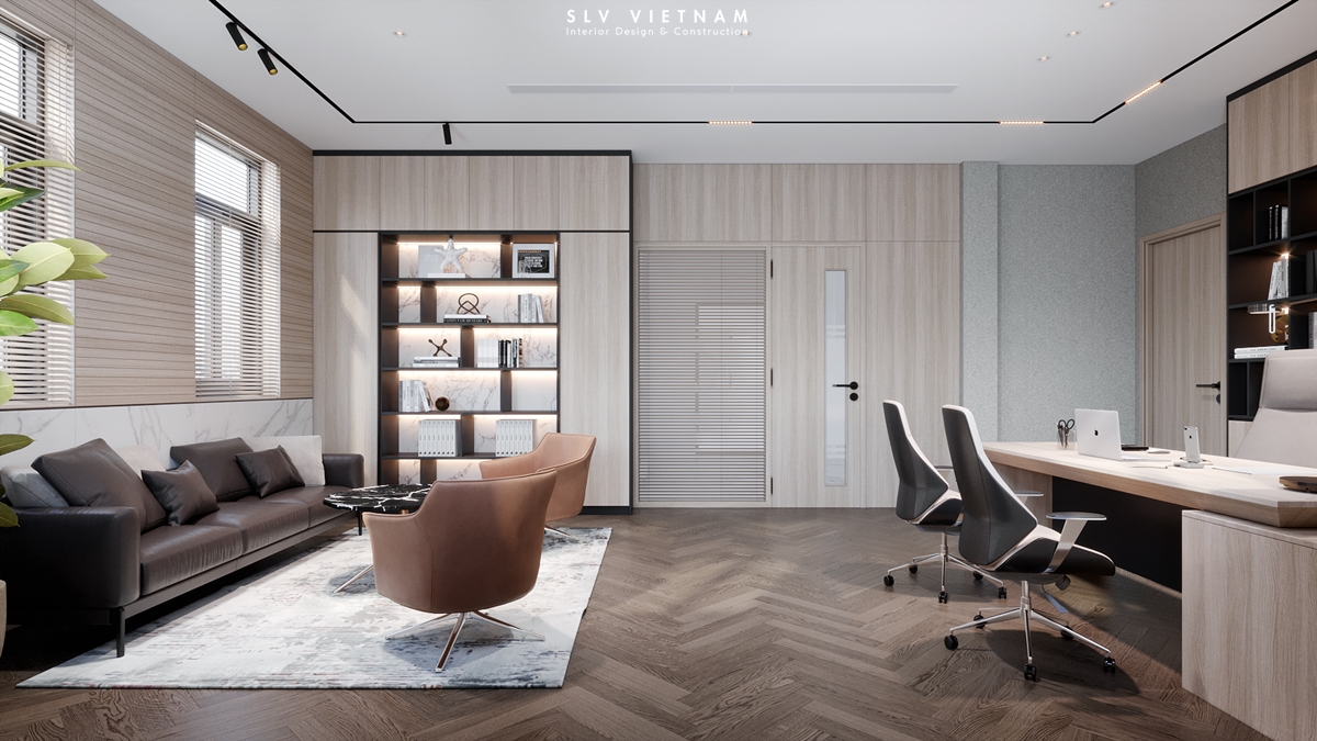 Phòng giám đốc tầng 1 dự án Thuan Thien Office - SLV Vietnam (3)