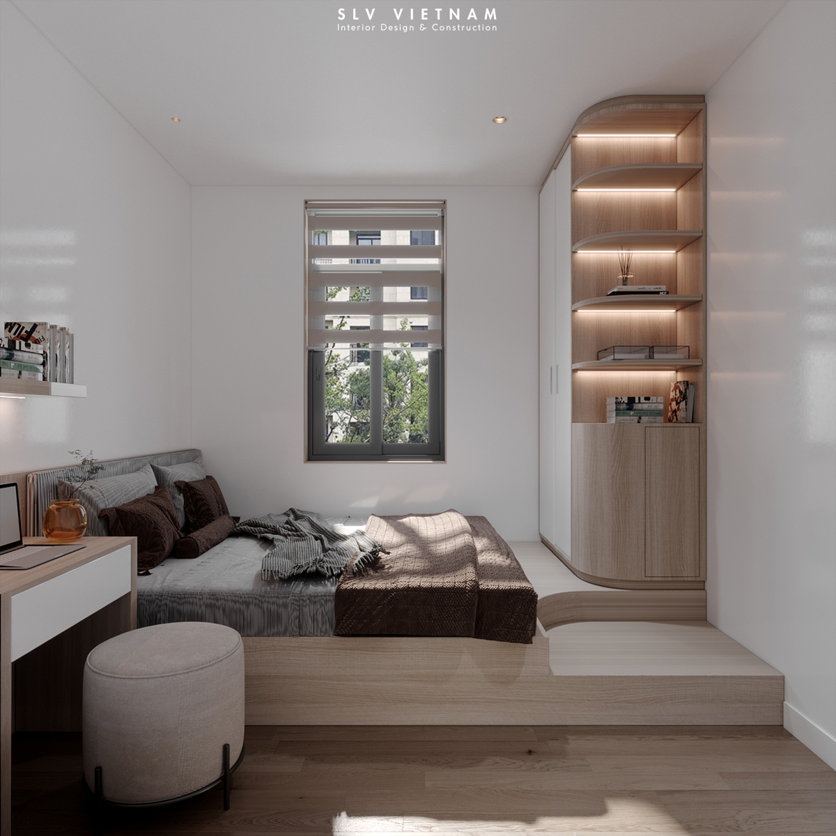 Phòng ngủ 1 tầng trệt dự án Thuan Thien Office - SLV Vietnam (1)