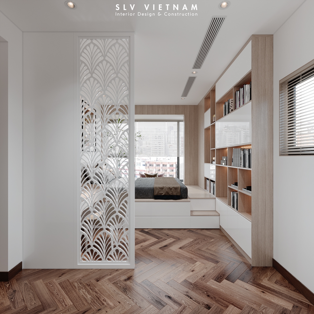 Phòng ngủ chính dự án Trang House - SLV Vietnam (1)