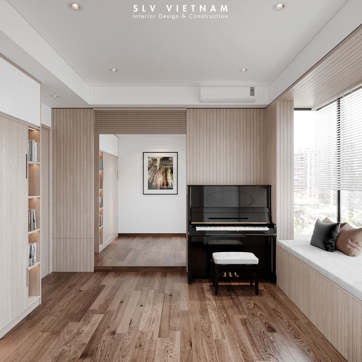 Phòng ngủ con dự án Trang House - SLV Vietnam (3)