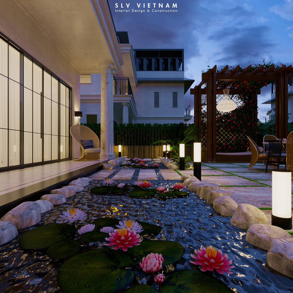 Kiến trúc dự án Hien Villa - SLV Vietnam (1)