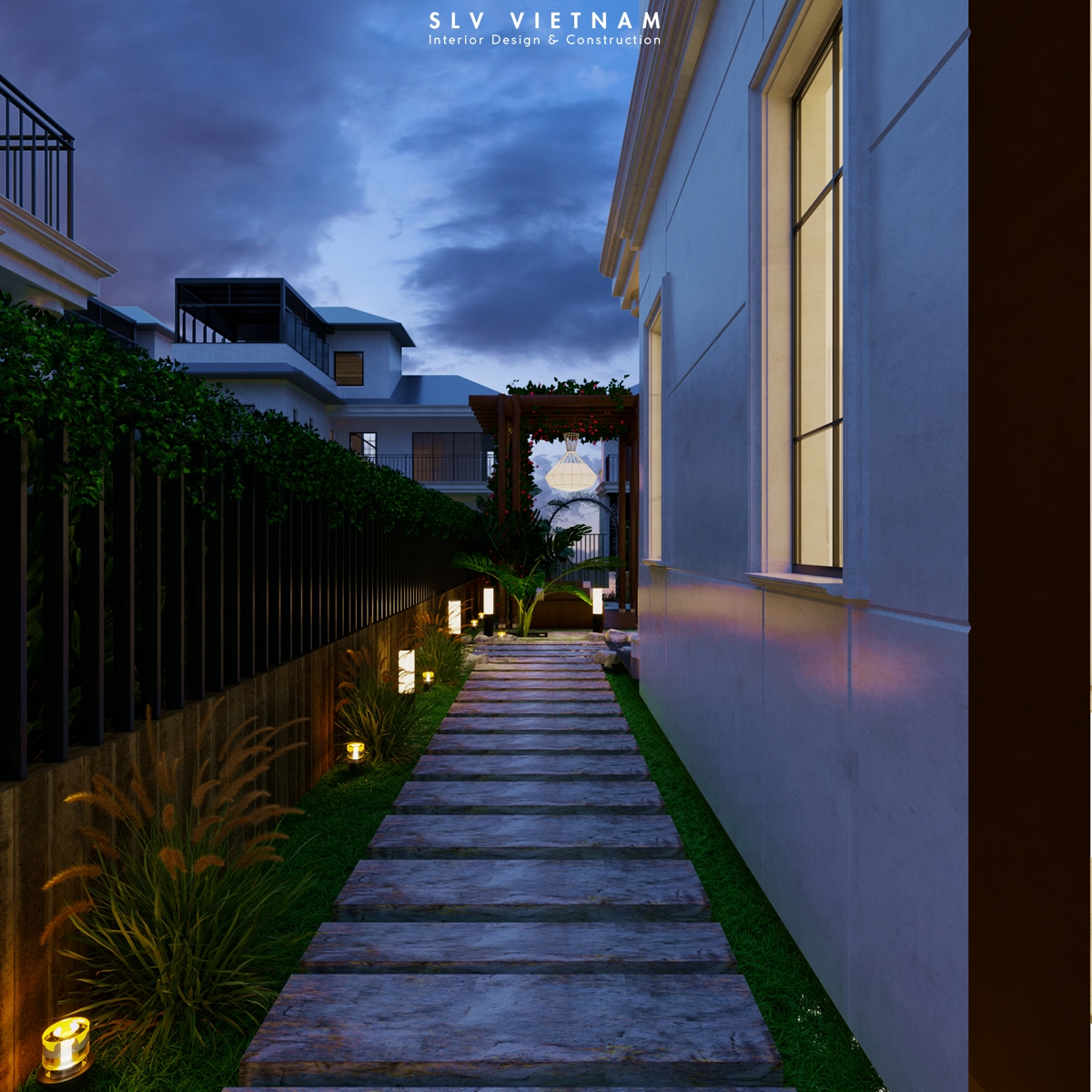 Kiến trúc dự án Hien Villa - SLV Vietnam (3)