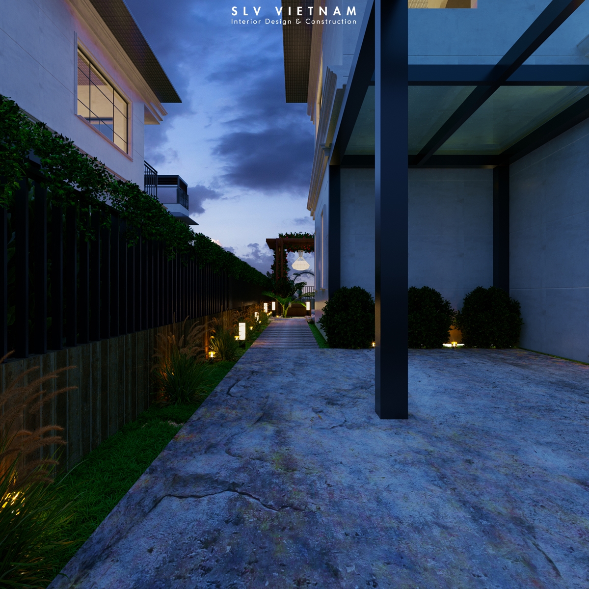 Kiến trúc dự án Hien Villa - SLV Vietnam (4)