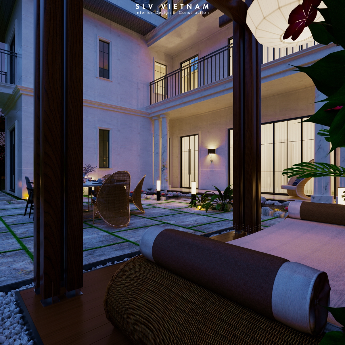 Kiến trúc dự án Hien Villa - SLV Vietnam (5)