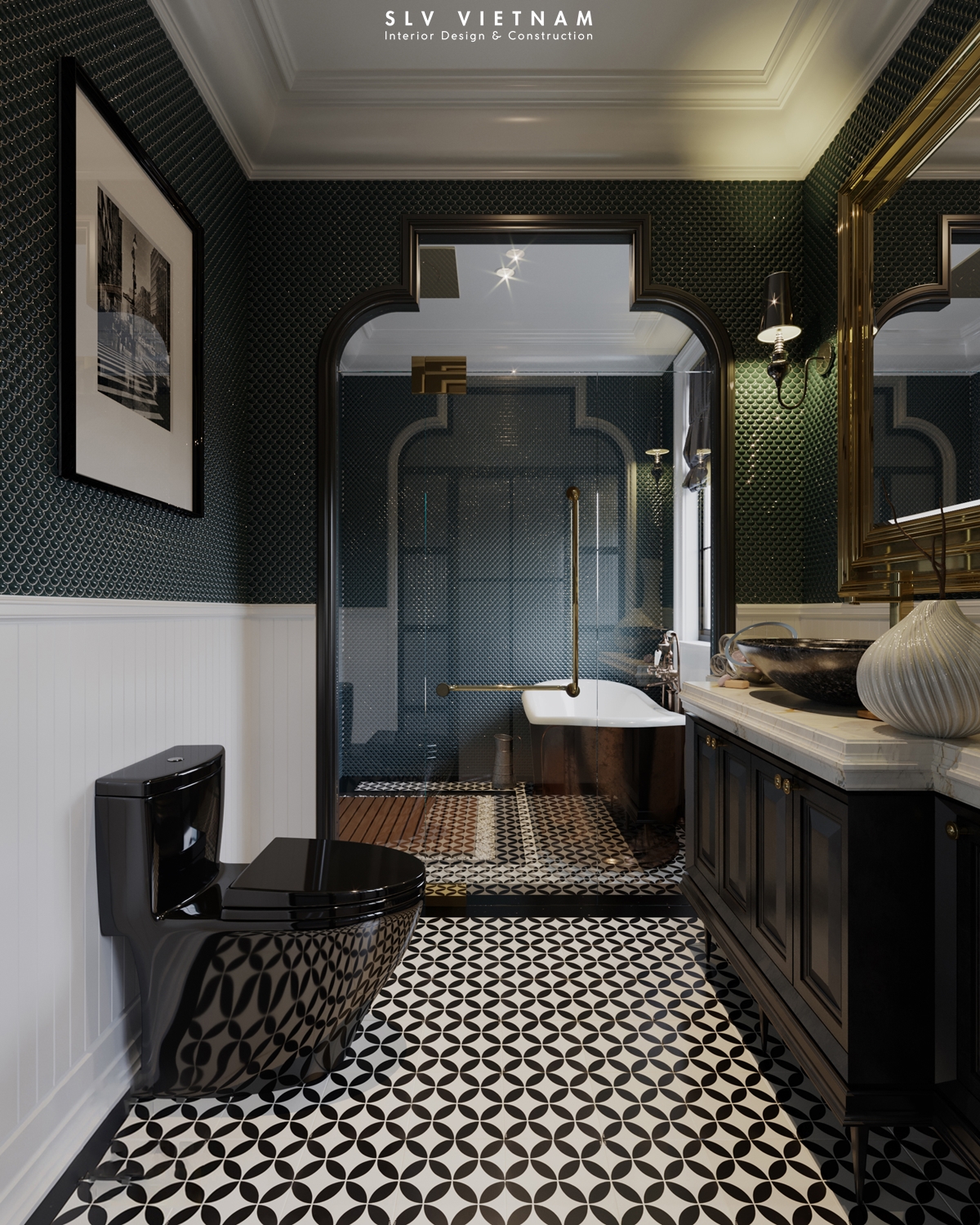 Phòng ngủ 1 dự án Hien Villa - SLV Vietnam (4)