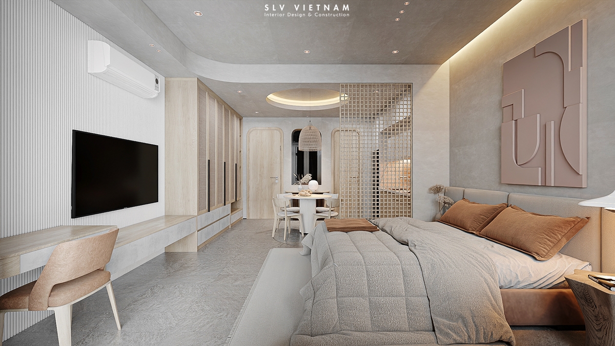 Phòng ngủ 3 nhà phố Tuan Anh House - SLV Vietnam (2)