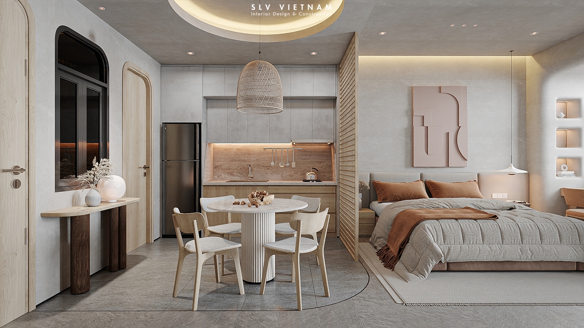 Phòng ngủ 3 nhà phố Tuan Anh House - SLV Vietnam (3)