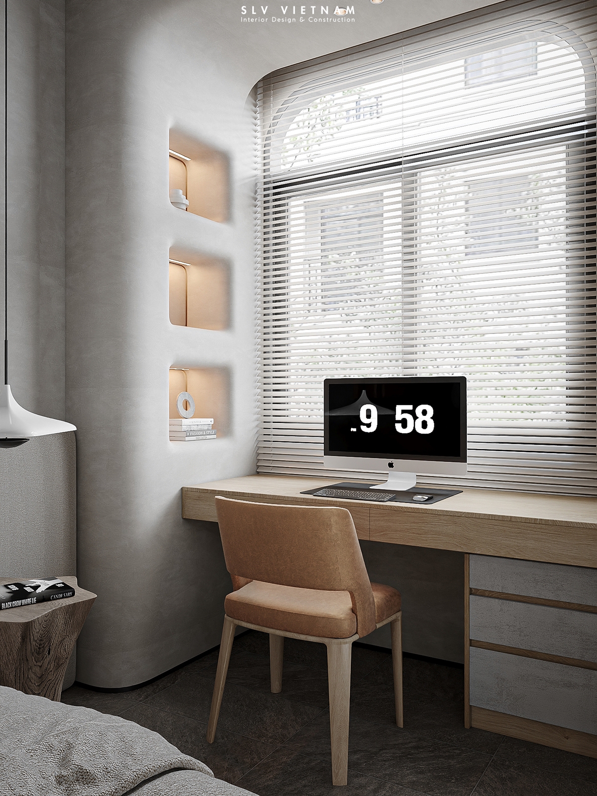 Phòng ngủ 3 nhà phố Tuan Anh House - SLV Vietnam (4)