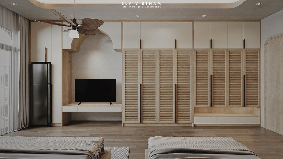 Phòng ngủ 2 nhà phố Tuan Anh House - SLV Vietnam (5)