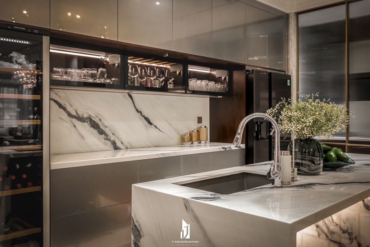 Phòng bếp dự án TB Luxury - SLV Vietnam (7)