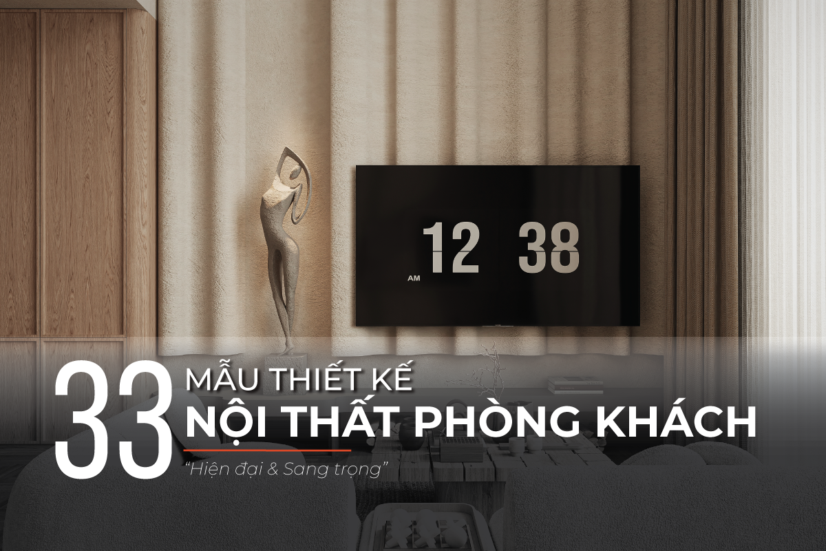 Mẫu thiết kế nội thất phòng khách