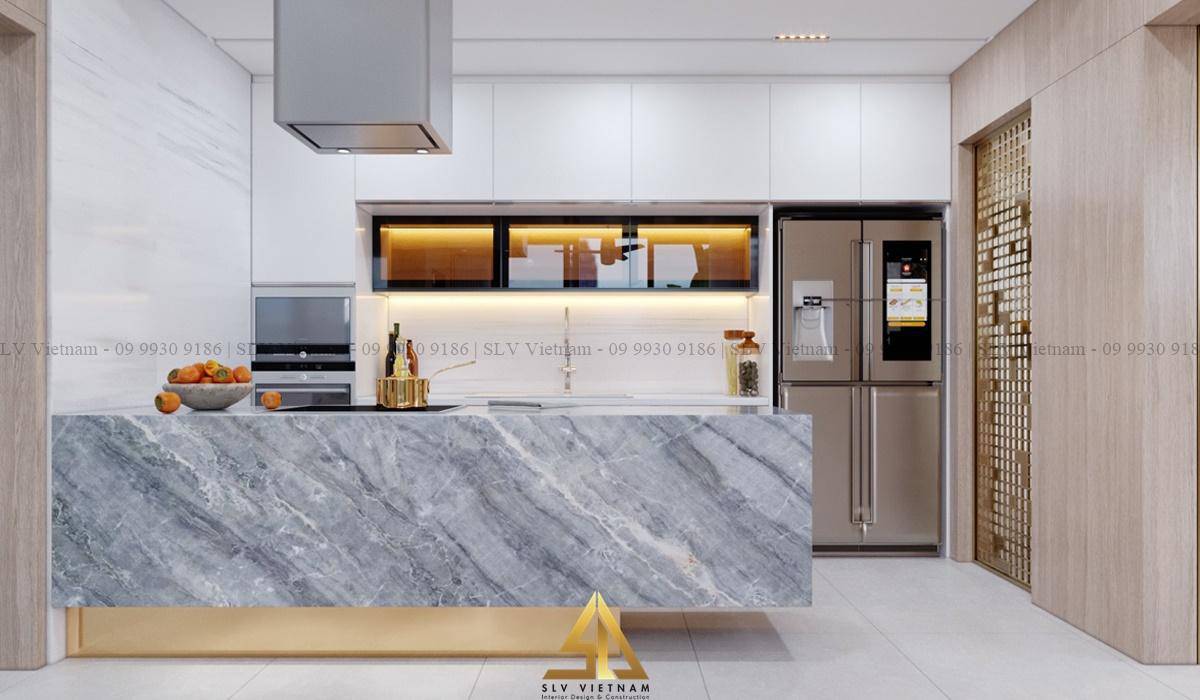 Dự án thi công nội thất nhà phố kết hợp kinh doanh trang sức - Kim Vinh