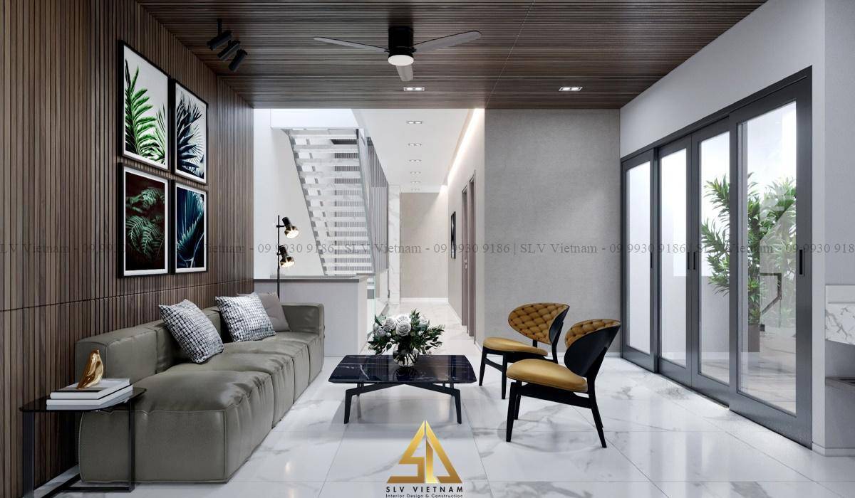Dự án thi công nội thất nhà phố kết hợp kinh doanh - Tiến Lộc JEWERY