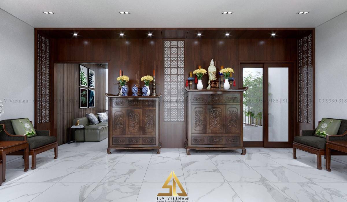 Dự án thi công nội thất nhà phố kết hợp kinh doanh - Tiến Lộc JEWERY